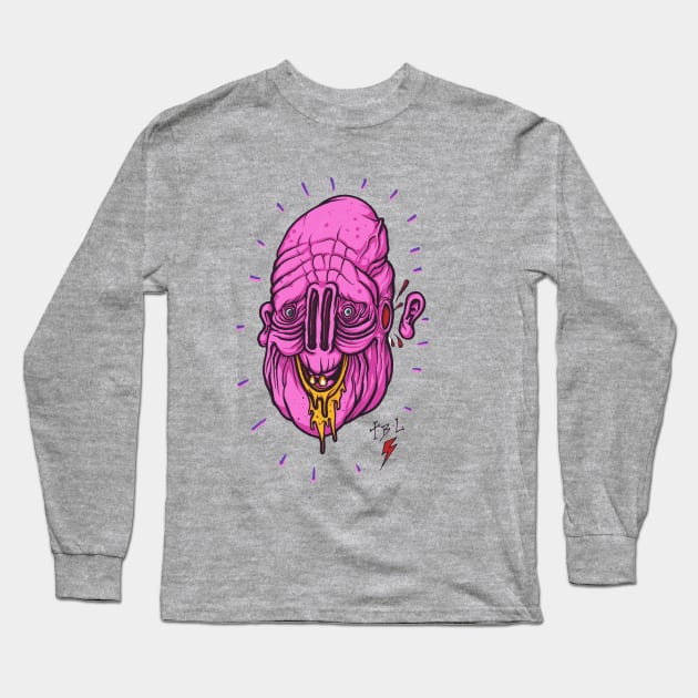 Slaphead Long Sleeve T-Shirt by Brownlazer